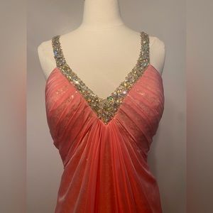 Never worn pink La Femme prom dress